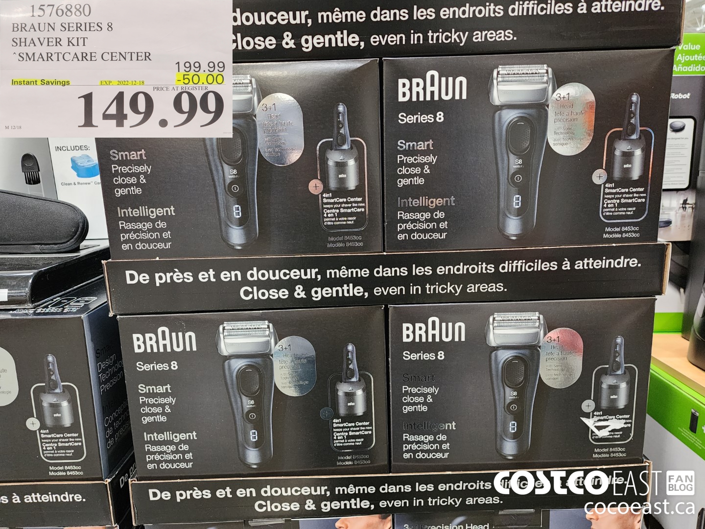 1576880 BRAUN SERIES 8 SHAVER KIT “SMARTCARE CENTER ($50.00 INSTANT SAVINGS EXPIRES ON 2022-12-18) $149.99