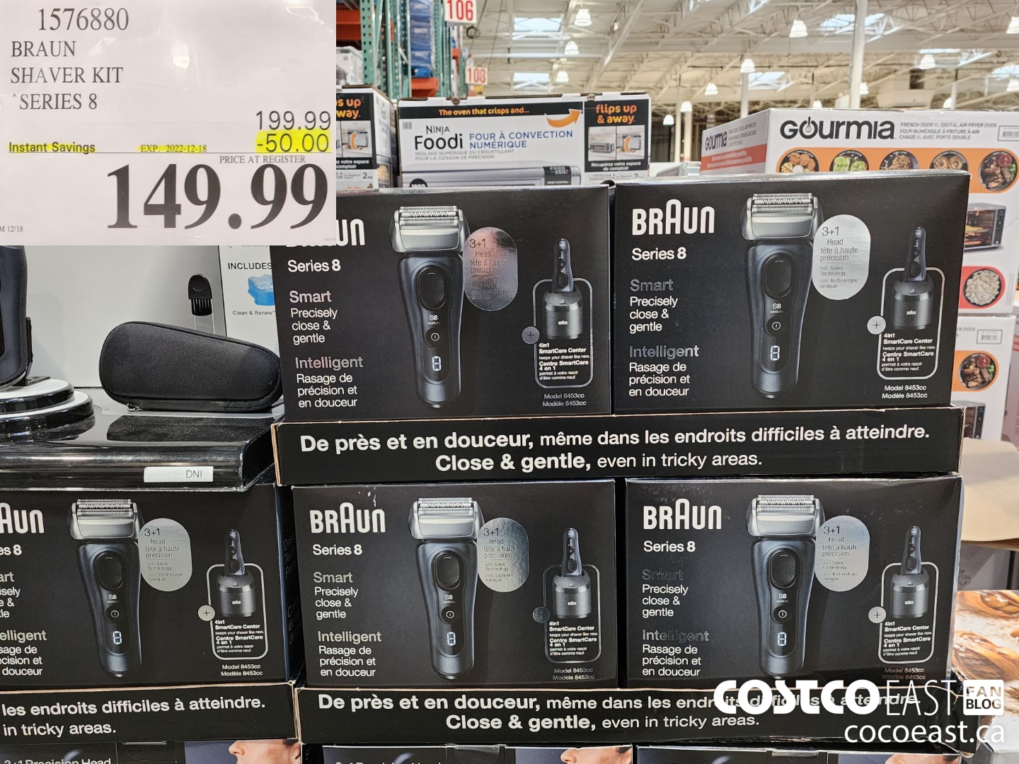 1576880 BRAUN SHAVER KIT SERIES 8 ($50.00 INSTANT SAVINGS EXPIRES ON 2022-12-18) $149.99