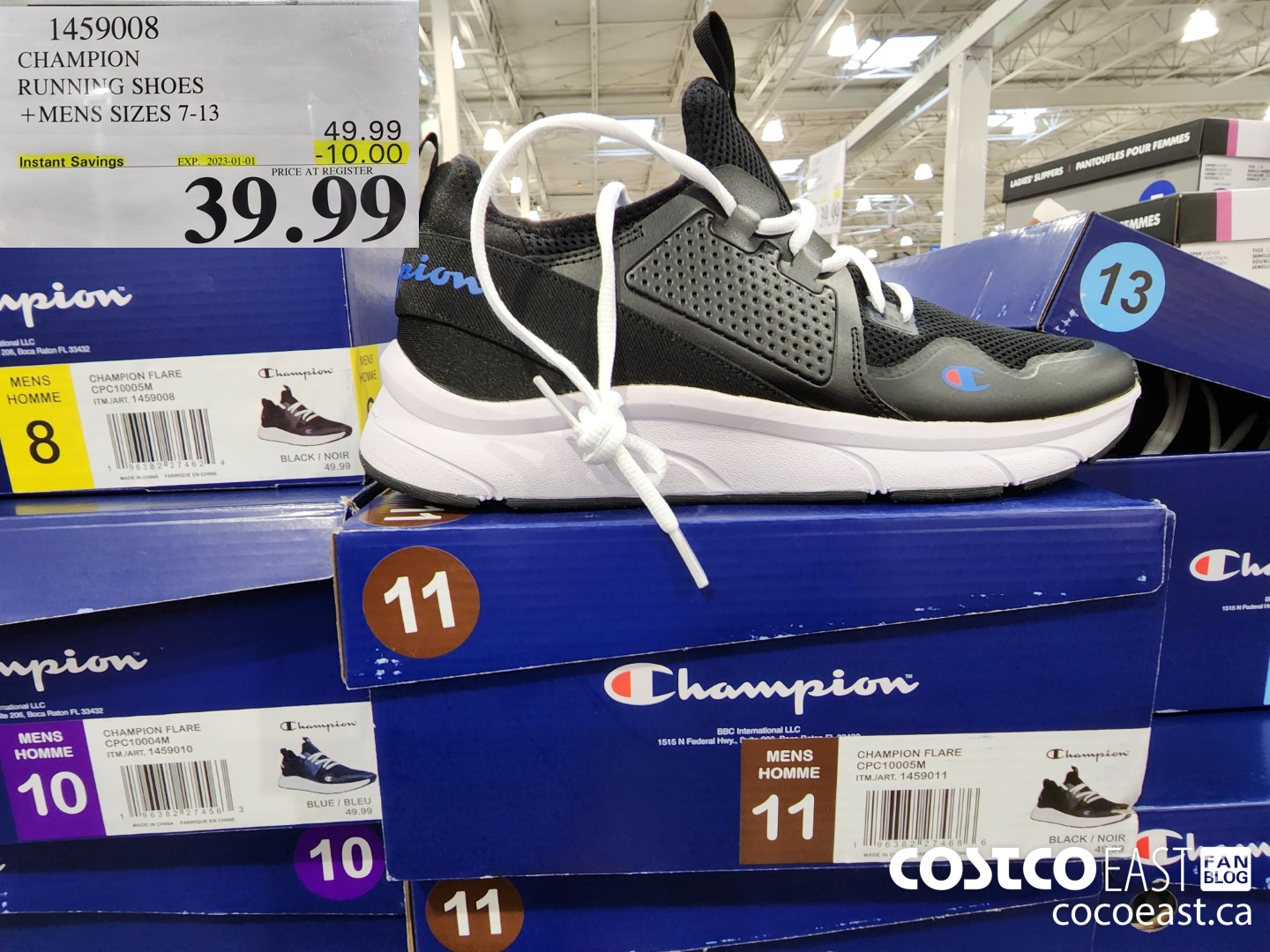 1459008 CHAMPION RUNNING SHOES +MENS SIZES 7-13 ($10.00 INSTANT SAVINGS EXPIRES ON 2023-01-01) $39.99