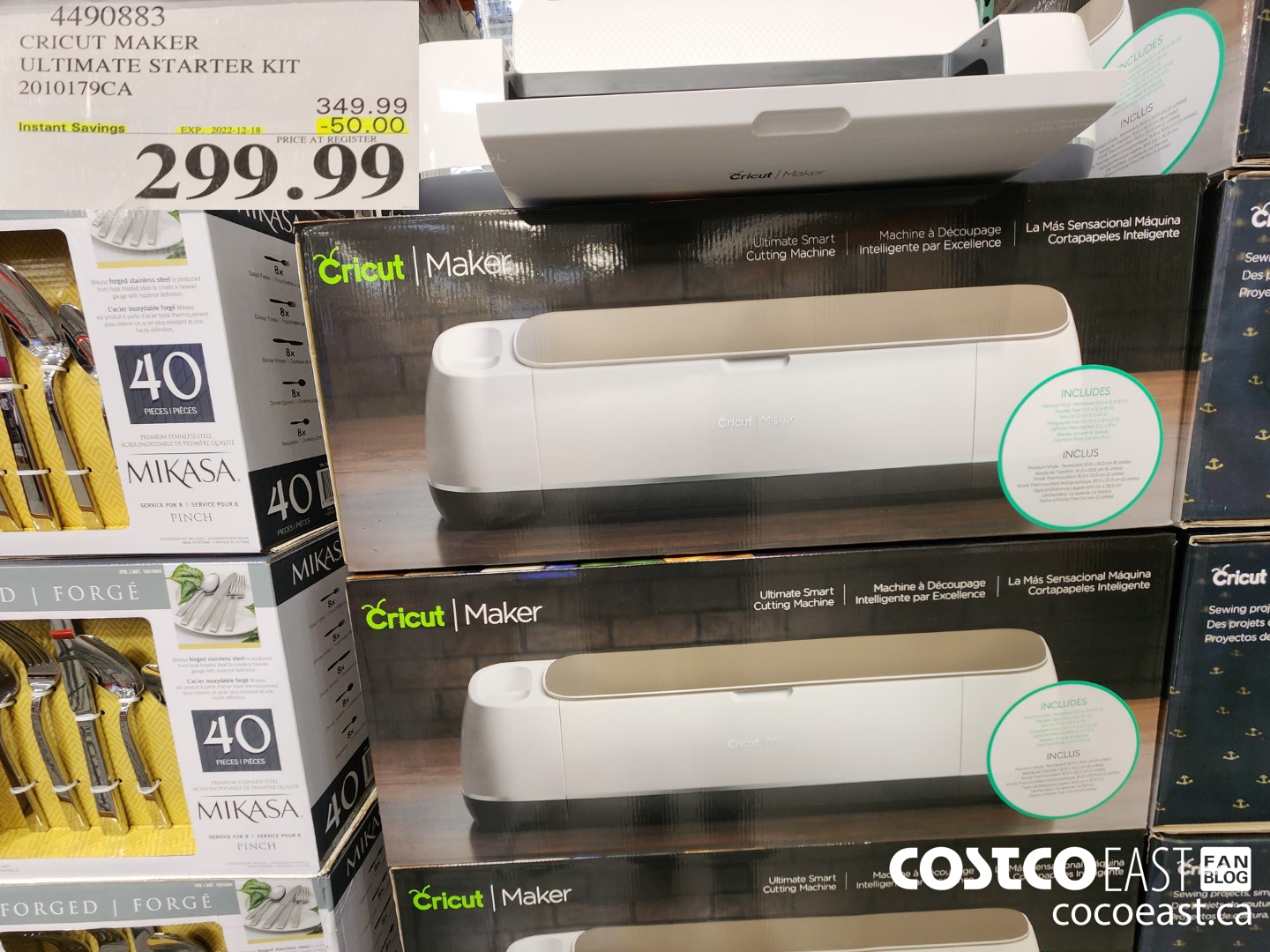 4490883 CRICUT MAKER ULTIMATE STARTER KIT 2010179CA ($50.00 INSTANT SAVINGS EXPIRES ON 2022-12-18) $299.99