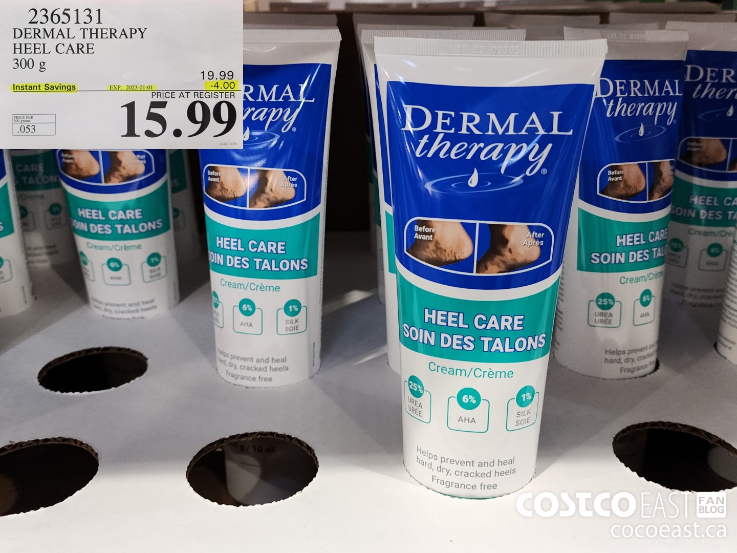 2365131 DERMAL THERAPY HEEL CARE 300 G ($4.00 INSTANT SAVINGS EXPIRES ON 2023-01-01) $15.99