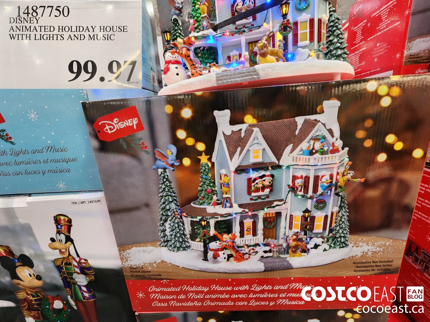 1487750 DISNEY ANIMATED HOLIDAY HOUSE WITH LIGHTS AND MUSIC $99.97