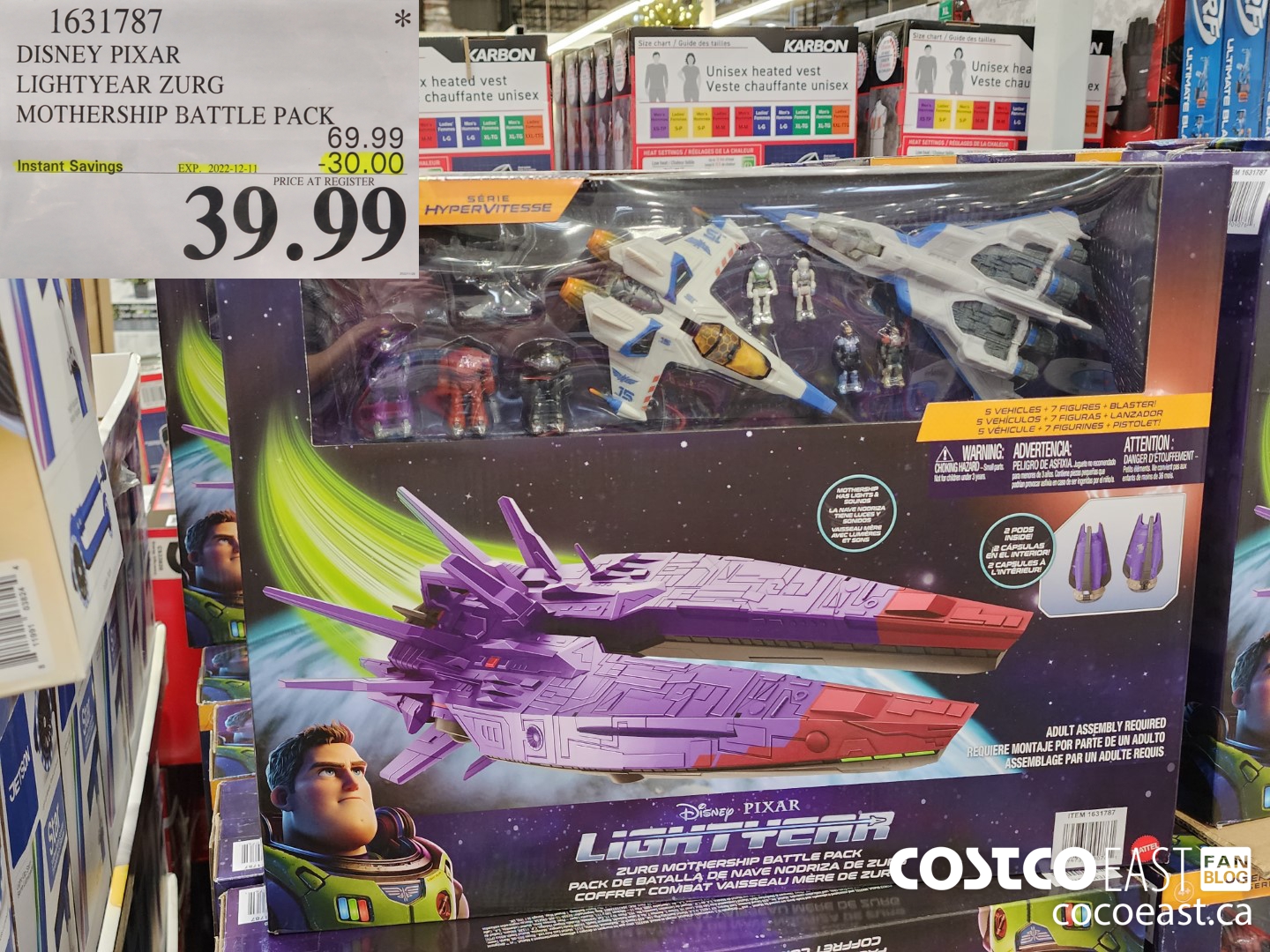 1631787 DISNEY PIXAR LIGHTYEAR ZURG MOTHERSHIP BATTLE PACK ($30.00 INSTANT SAVINGS EXPIRES ON 2022-12-11) $39.99