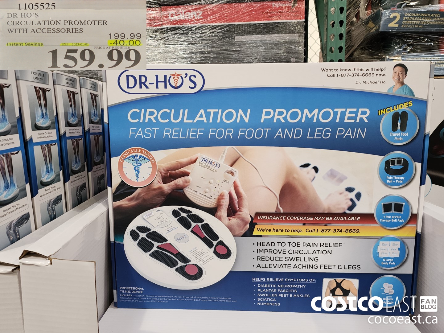 1105525 DR-HO'S CIRCULATION PROMOTER WITH ACCESSORIES ($40.00 INSTANT SAVINGS EXPIRES ON 2023-01-01) $159.99