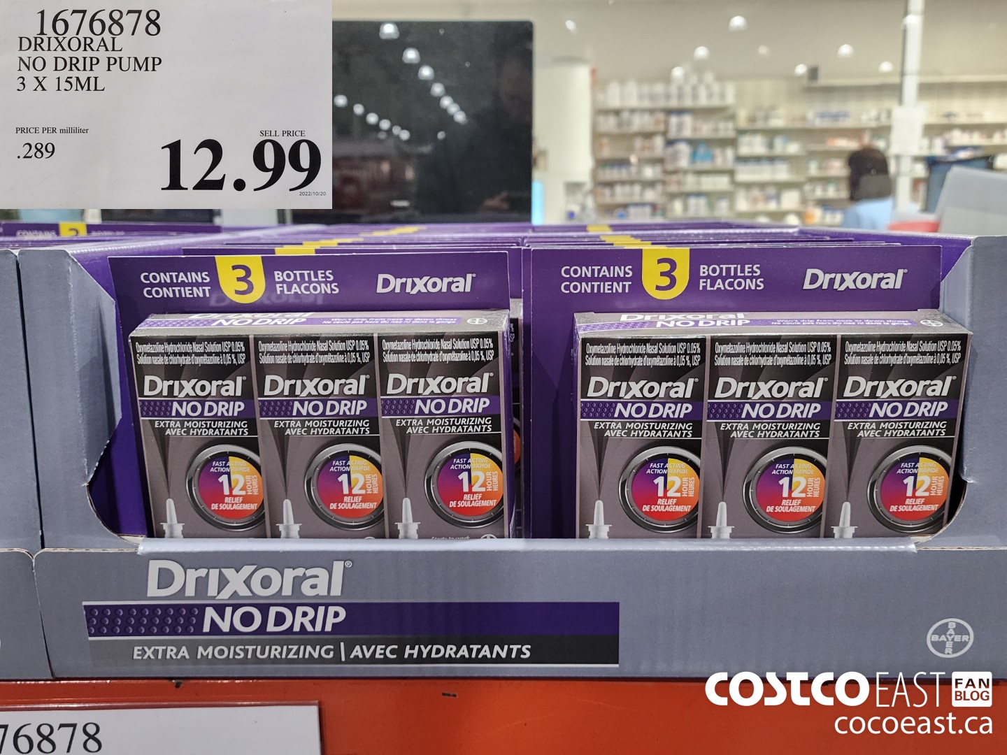 1676787 DRIXORAL NO DRIP PUMP 3 X 15ML $12.99