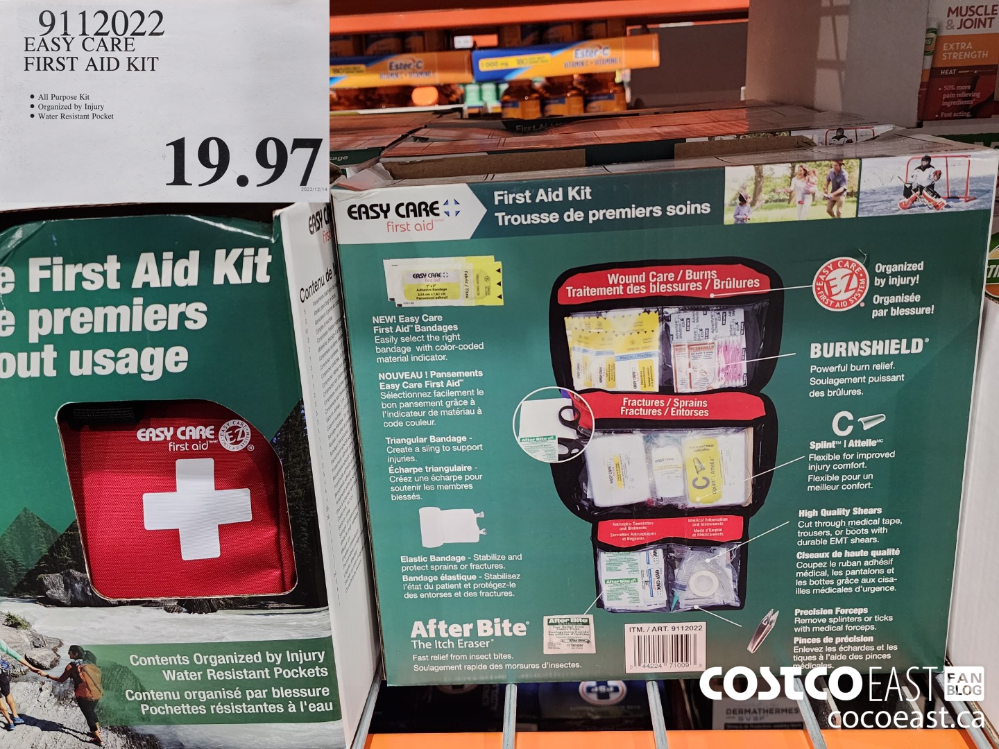 9112022 EASY CARE FIRST AID KIT $19.97