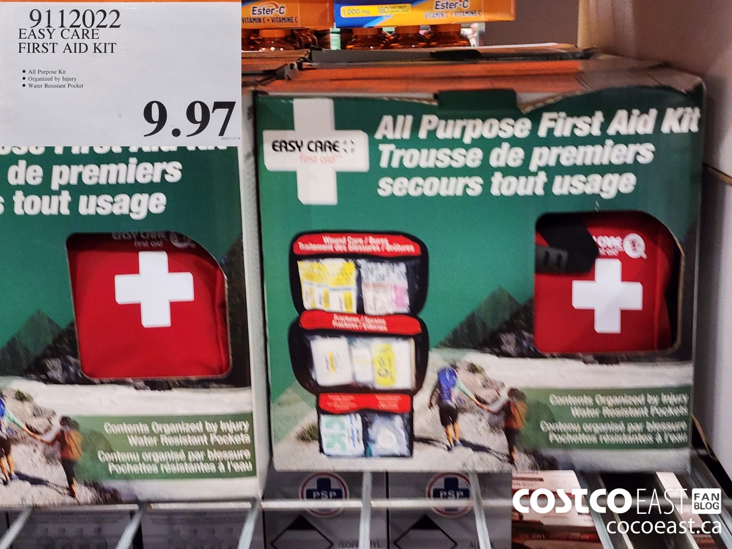 9112022 EASY CARE FIRST AID KIT $9.97