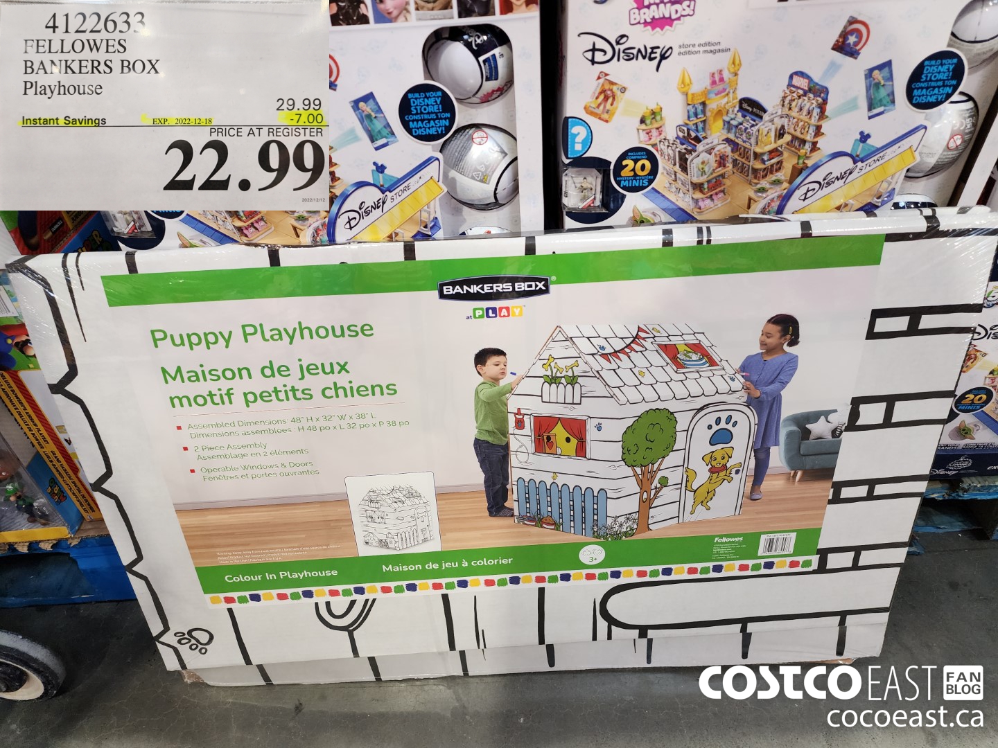 4122633 FELLOWES BANKERS BOX Playhouse ($7.00 INSTANT SAVINGS EXPIRES ON 2022-12-18) $22.99