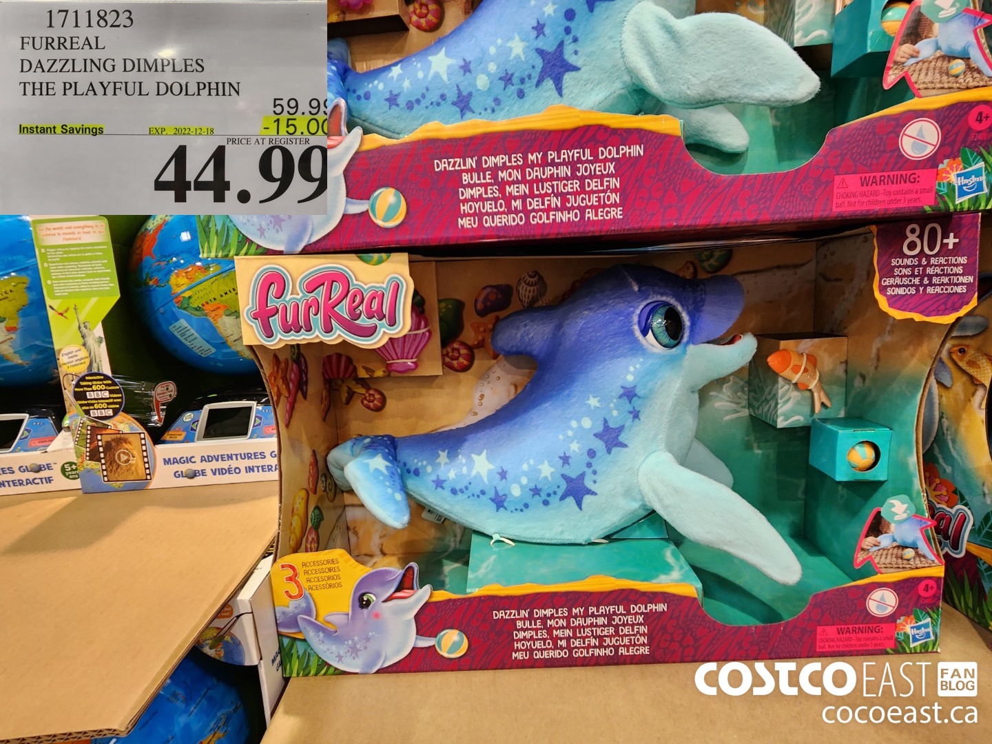 1711823 FURREAL DAZZLING DIMPLES THE PLAYFUL DOLPHIN ($15.00 INSTANT SAVINGS EXPIRES ON 2022-12-18) $44.99