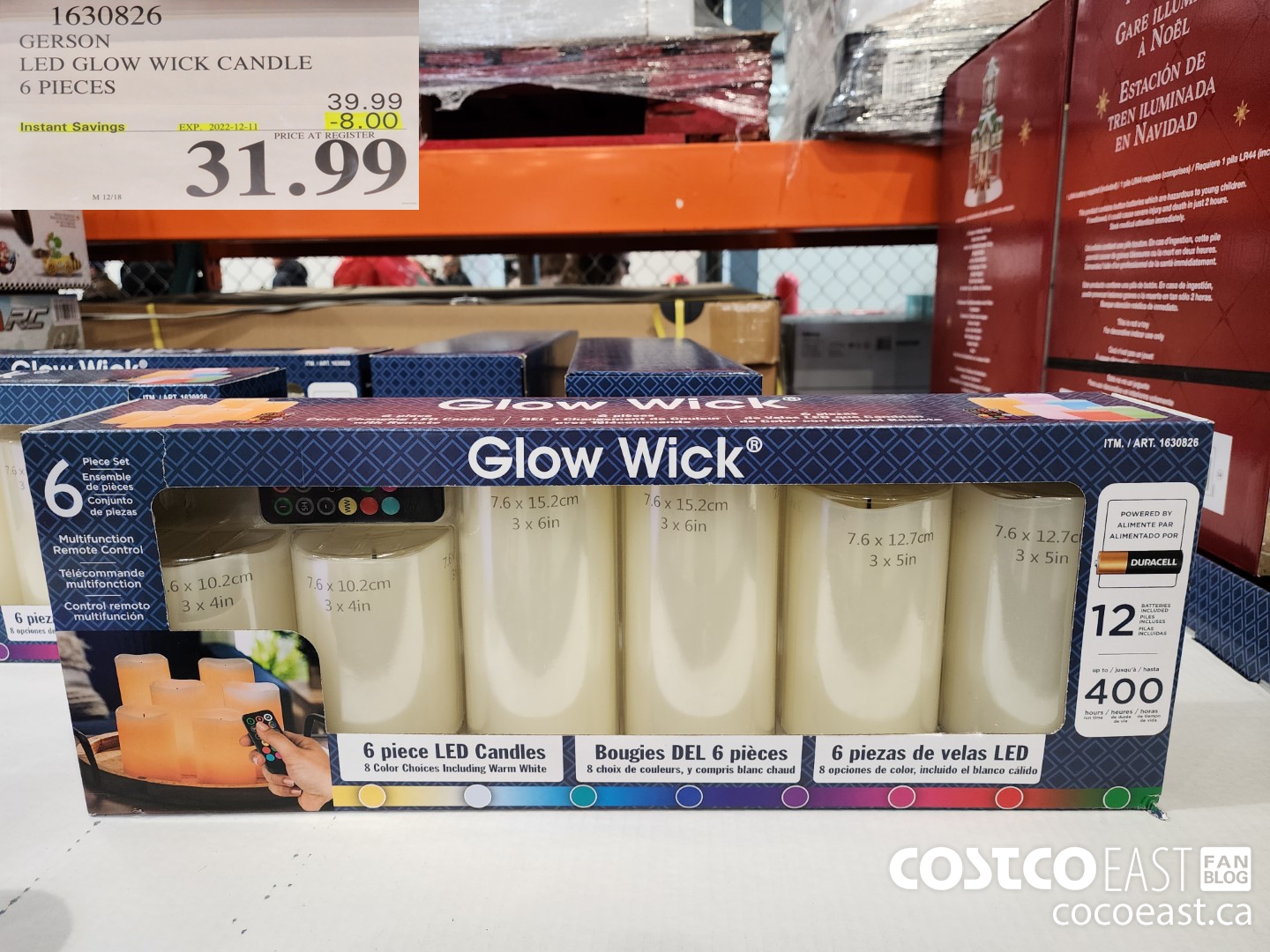 1630826 GERSON LED GLOW 6 PIECES ($8.00 INSTANT SAVINGS EXPIRES ON 2022-12-11) $31.99