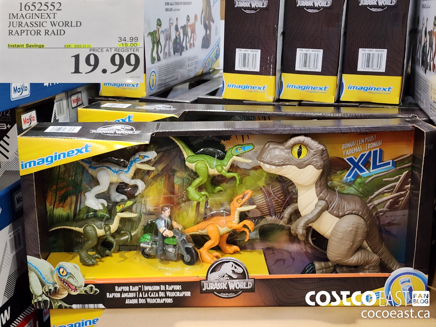 1652552 IMAGINEXT JURASSIC WORLD RAPTOR RAID ($15.00 INSTANT SAVINGS EXPIRES ON 2022-12-11) $19.99