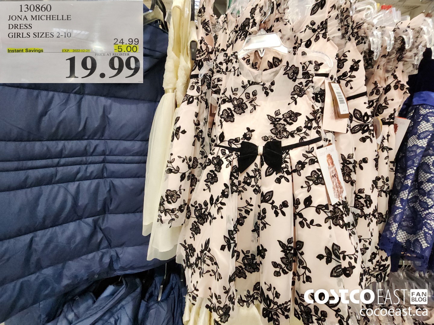 130860 JONA MICHELLE DRESS GIRLS SIZES 2-10 ($5.00 INSTANT SAVINGS EXPIRES ON 2022-12-25) $19.99