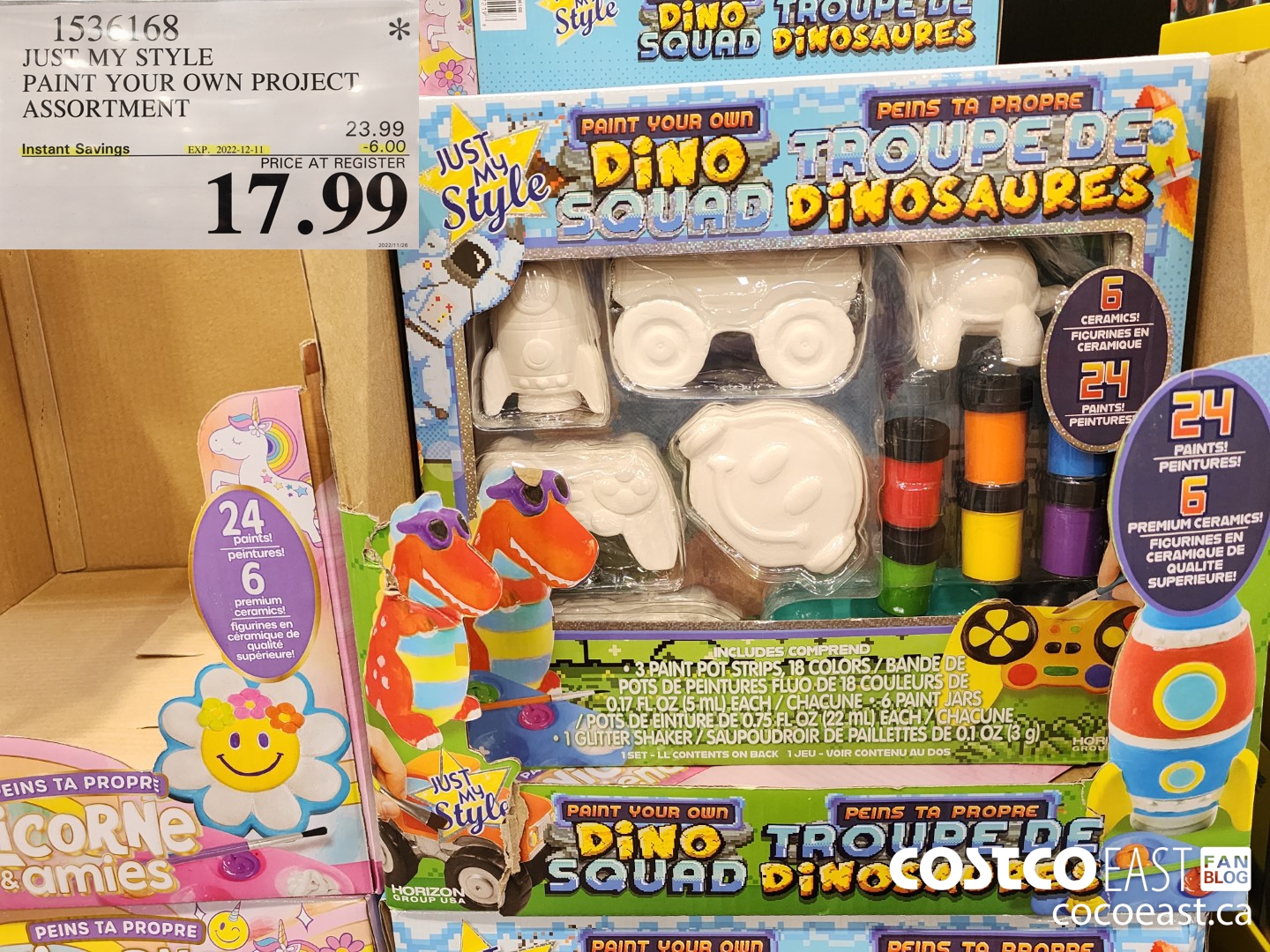 1536168 JUST MY STYLE PAINT YOUR OWN PROJECT ASSORTMENT ($6.00 INSTANT SAVINGS EXPIRES ON 2022-12-11) $17.99