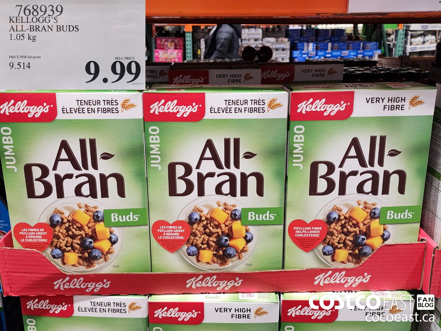 768939 KELLOGG'S ALL-BRAN BUDS 1.05 kg $9.99