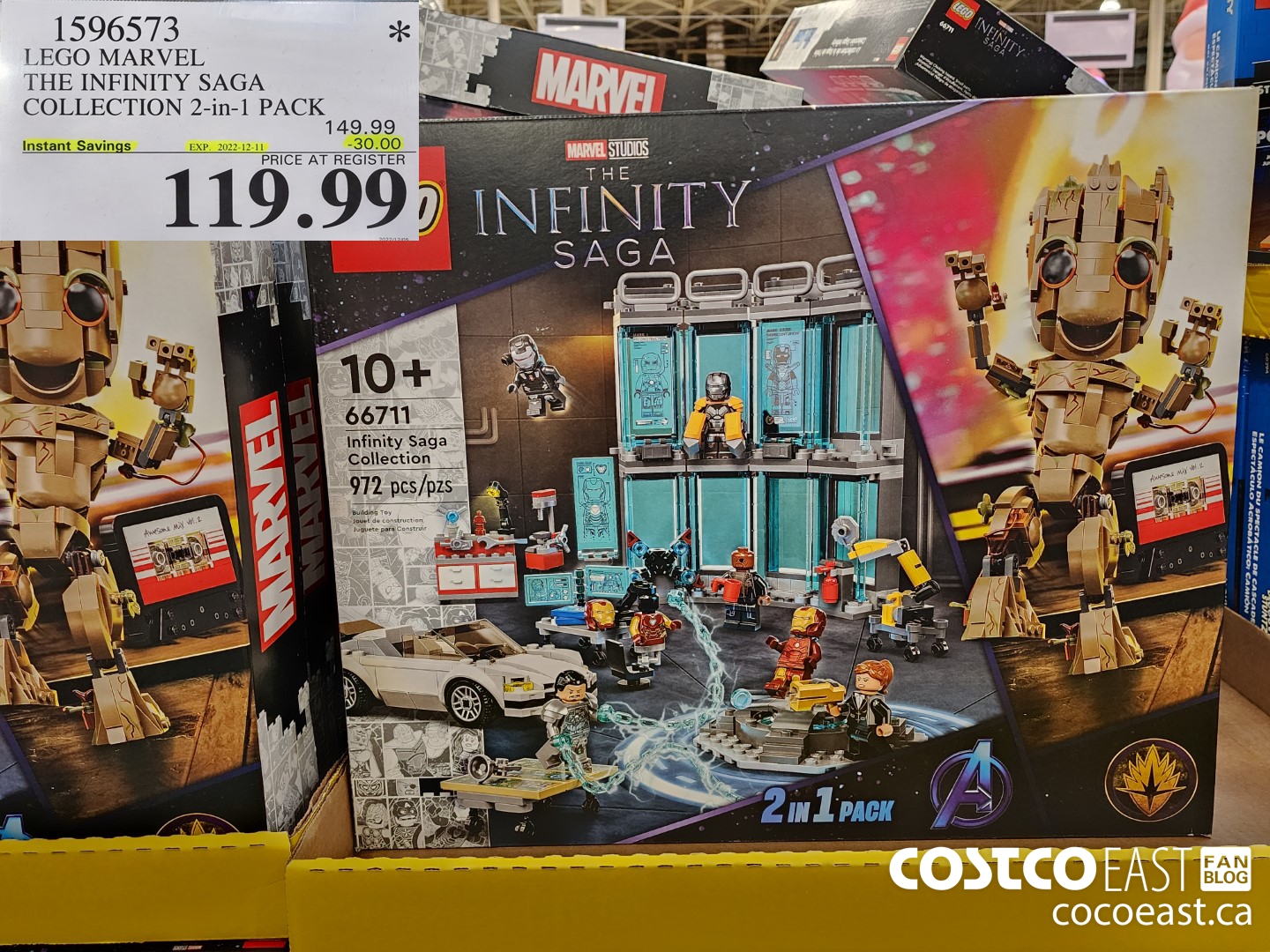 1596573 LEGO MARVEL THE INFINITY SAGA 2-IN-1 PACK ($30.00 INSTANT SAVINGS EXPIRES ON 2022-12-11) $119.99