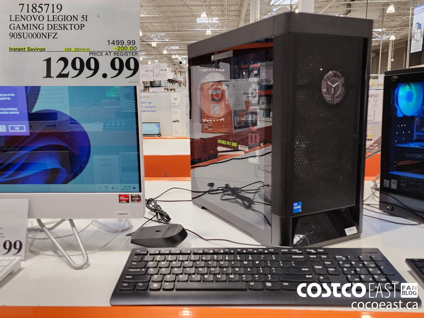 7185719 LENOVO LEGION 5I GAMING DESKTOP 90SU000NFZ ($200.00 INSTANT SAVINGS EXPIRES ON 2023-01-01) $1299.99