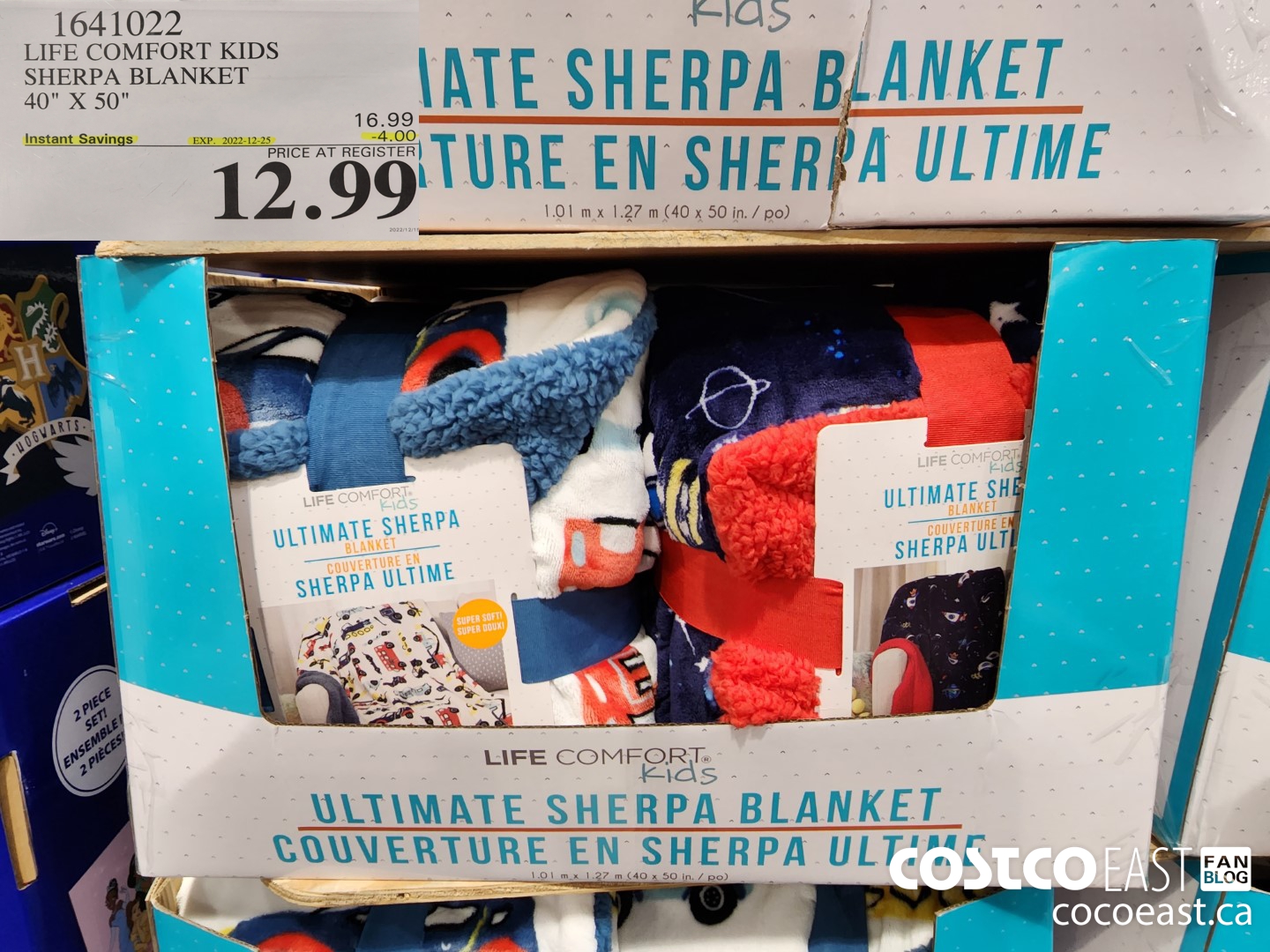 1641022 LIFE COMFORT KIDS SHEPPA BLANKET 40