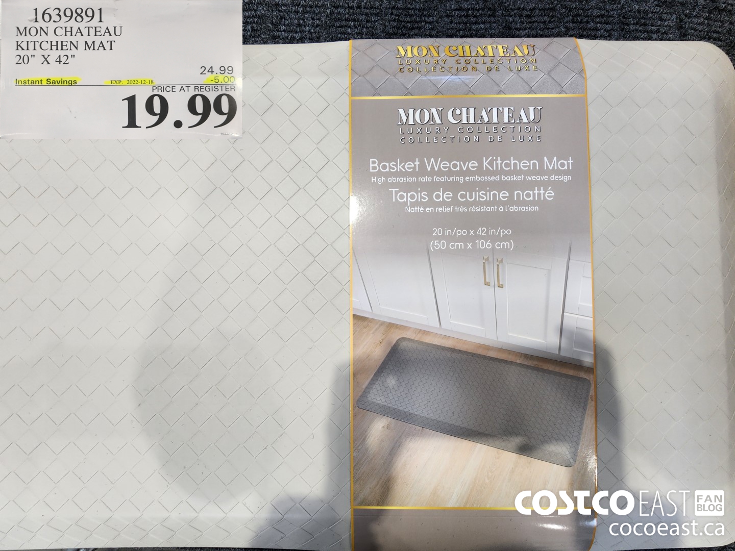 1639891 MON CHATEAU KITCHEN MAT 29