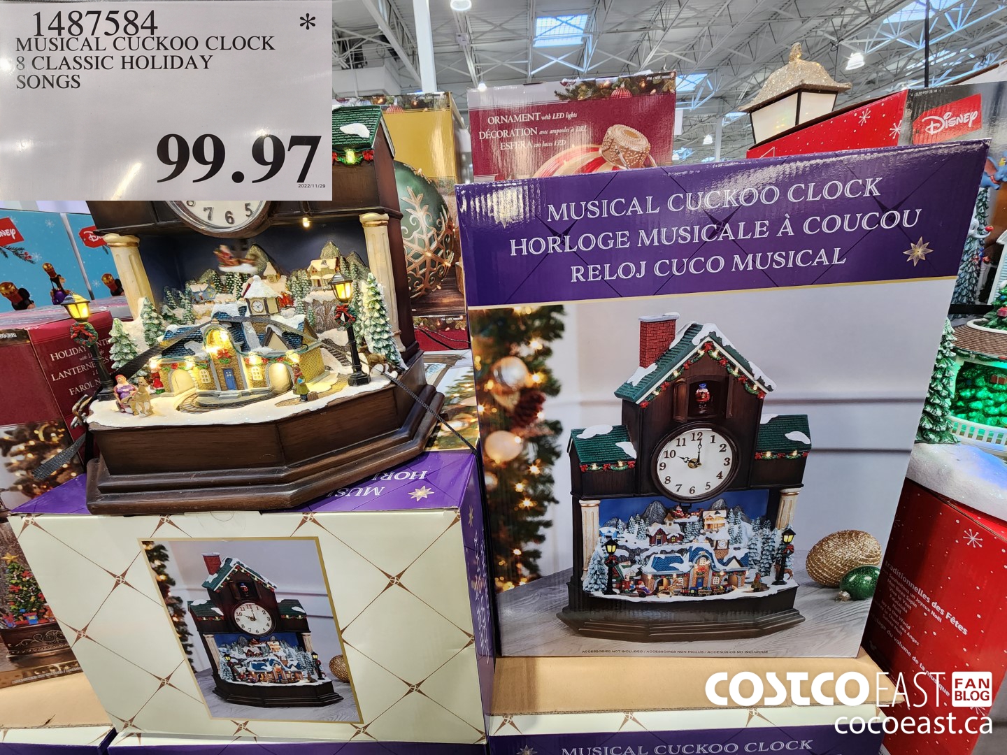 1487584 MUSICAL CUCKOO CLOCK $99.97