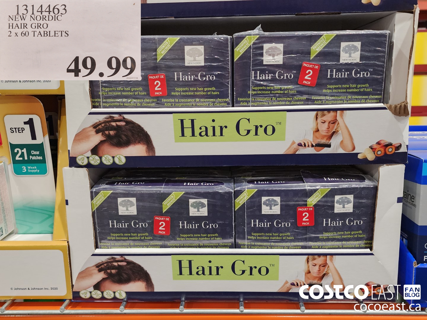 1314463 NEW NORDIC HAIR GRO 2 x 60 TABLETS $49.99