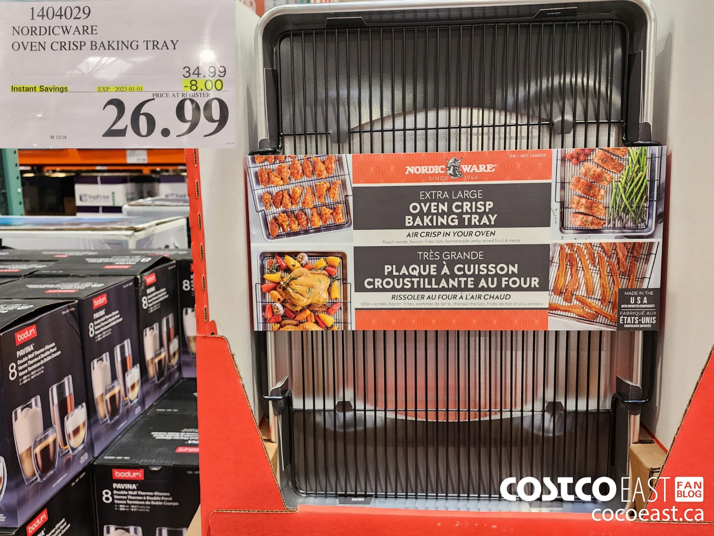 1404029 NORDICWARE OVEN CRISP BAKING TRAY ($8.00 INSTANT SAVINGS EXPIRES ON 2023-01-01) $26.99