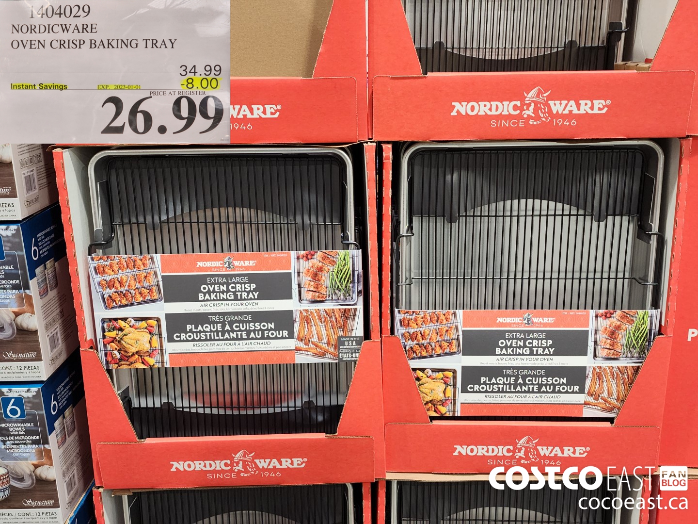 1404029 NORDICWARE OVEN CRISP BAKING TRAY 27 99 - Costco East Fan Blog