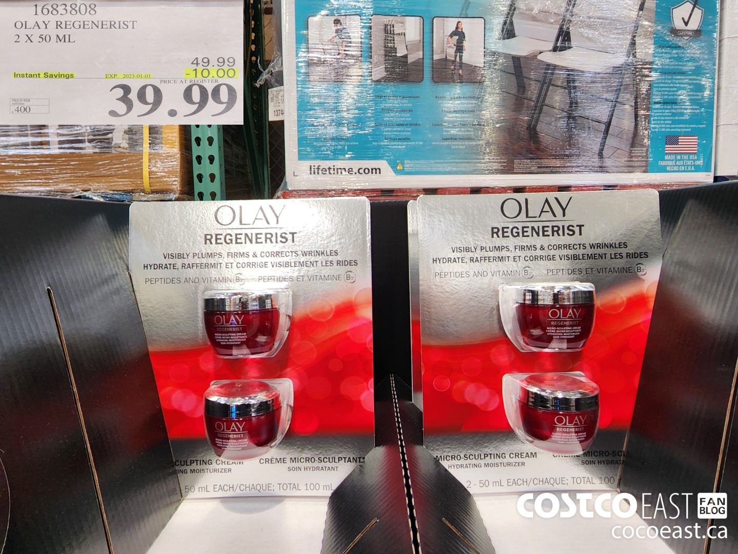 1683808 OLAY REGENERIST 2 X 50 ML ($10.00 INSTANT SAVINGS EXPIRES ON 2023-01-01) $39.99
