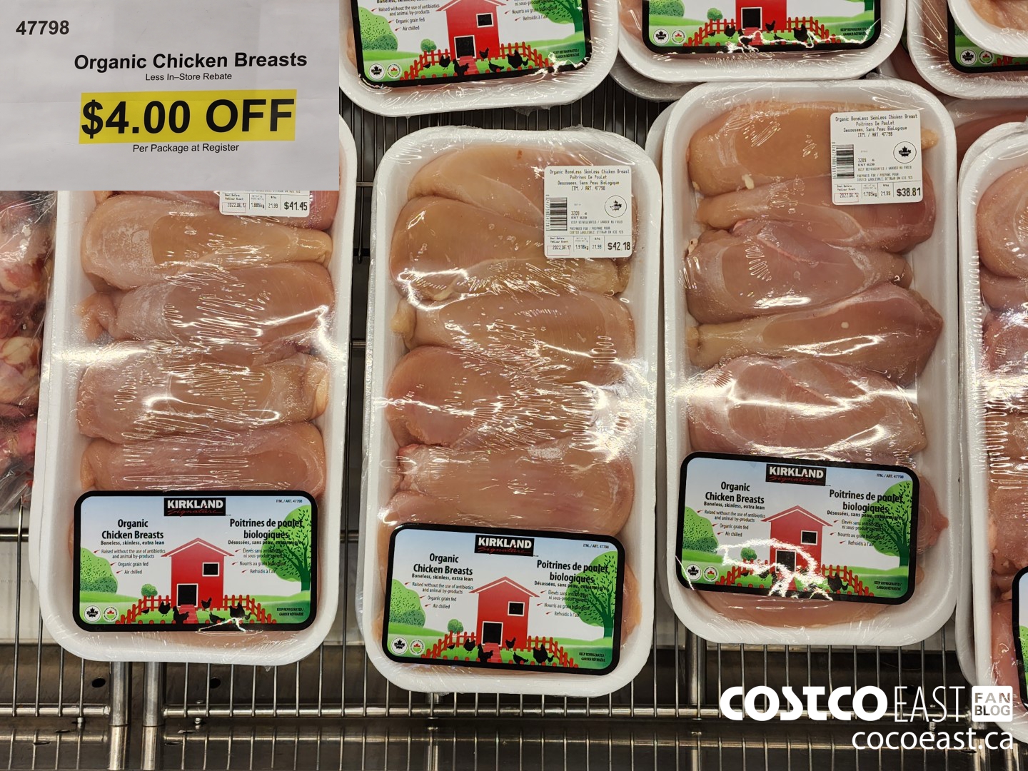 47798 ORGANIC CHICKEN BREASTS ($4.00 INSTANT SAVINGS)