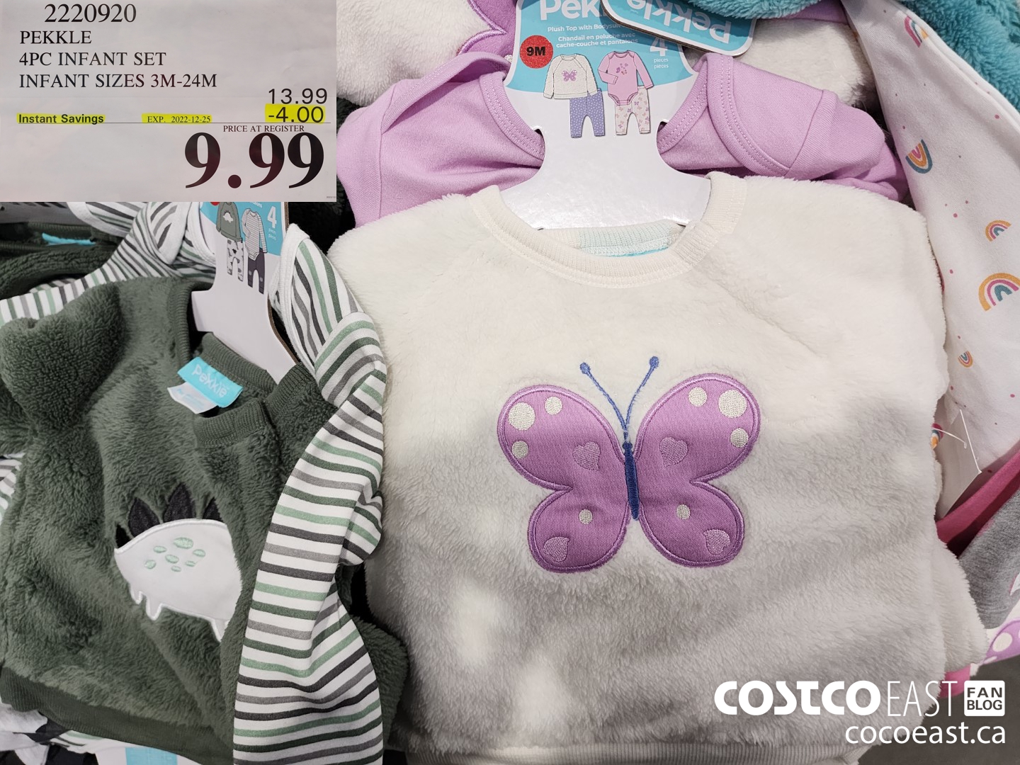 2220920 PEKKLE 4PC INFANT SET INFANT SIZES 3M-24M ($4.00 INSTANT SAVINGS EXPIRES ON 2022-12-25) $9.99