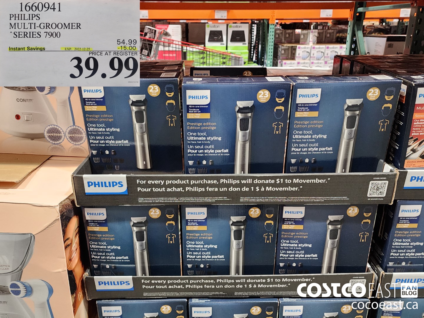 1660941 PHILIPS MULTI-GROOMER ‘7900 SERIES ($15.00 INSTANT SAVINGS EXPIRES ON 2022-12-25) $39.99