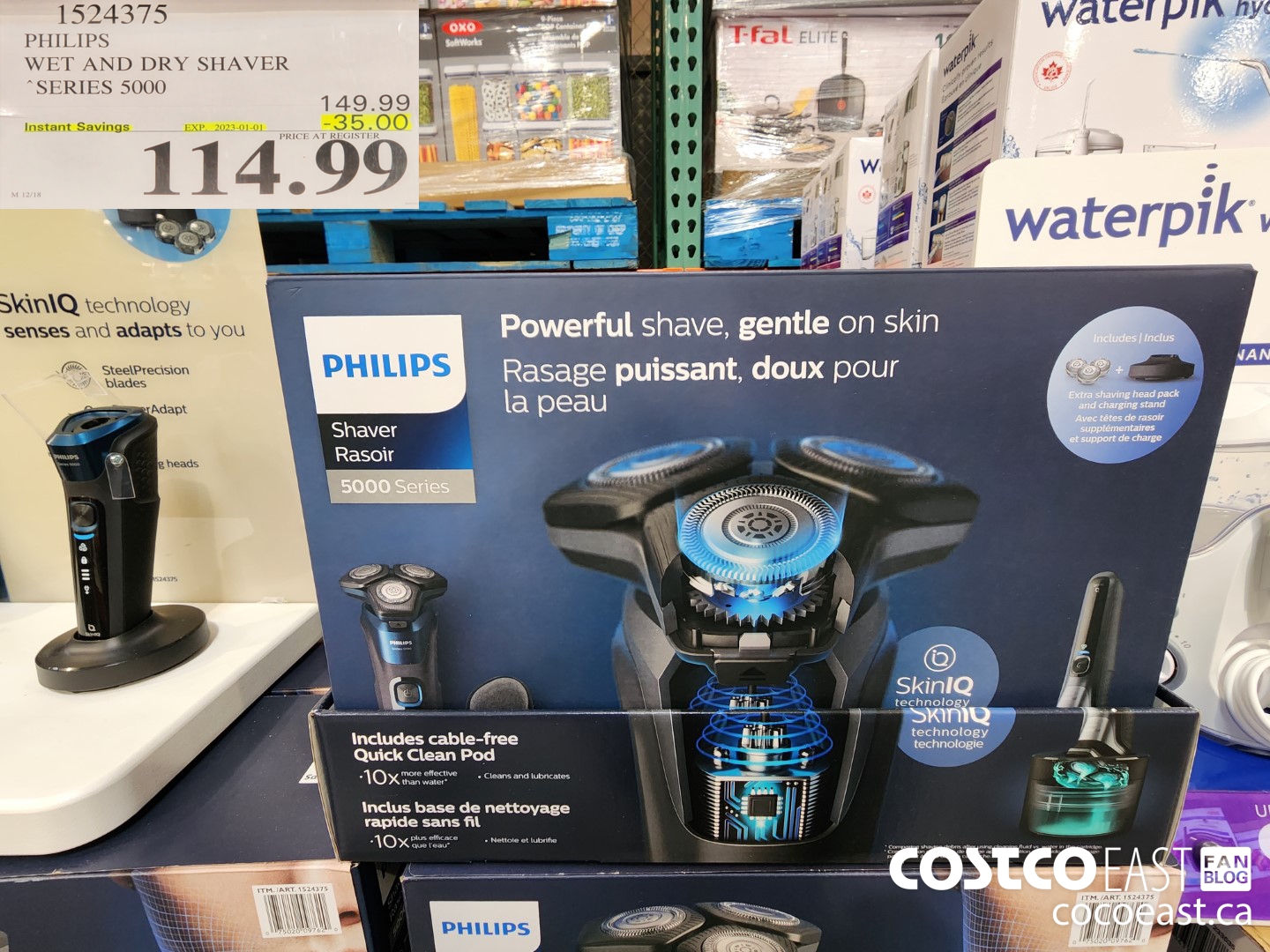 1524375 PHILIPS WET AND DRY SHAVER ~ SERIES 5000 ($35.00 INSTANT SAVINGS EXPIRES ON 2023-01-01) $114.99