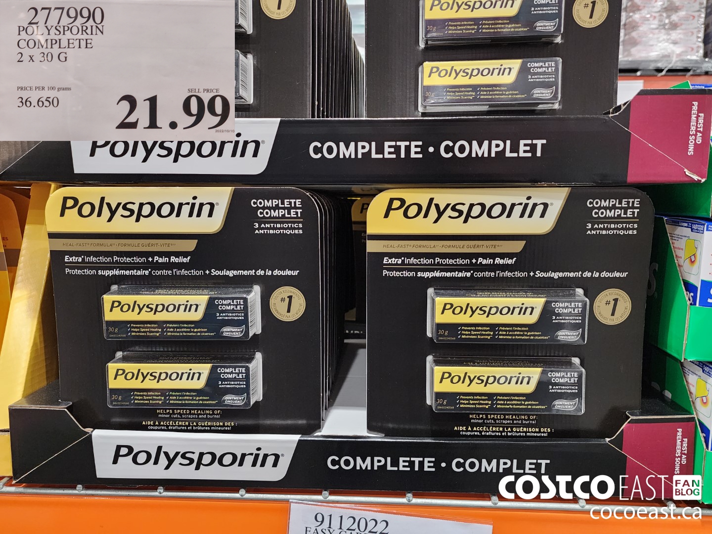 277990 POLYSPORIN COMPLETE 2 X 30 G $21.99