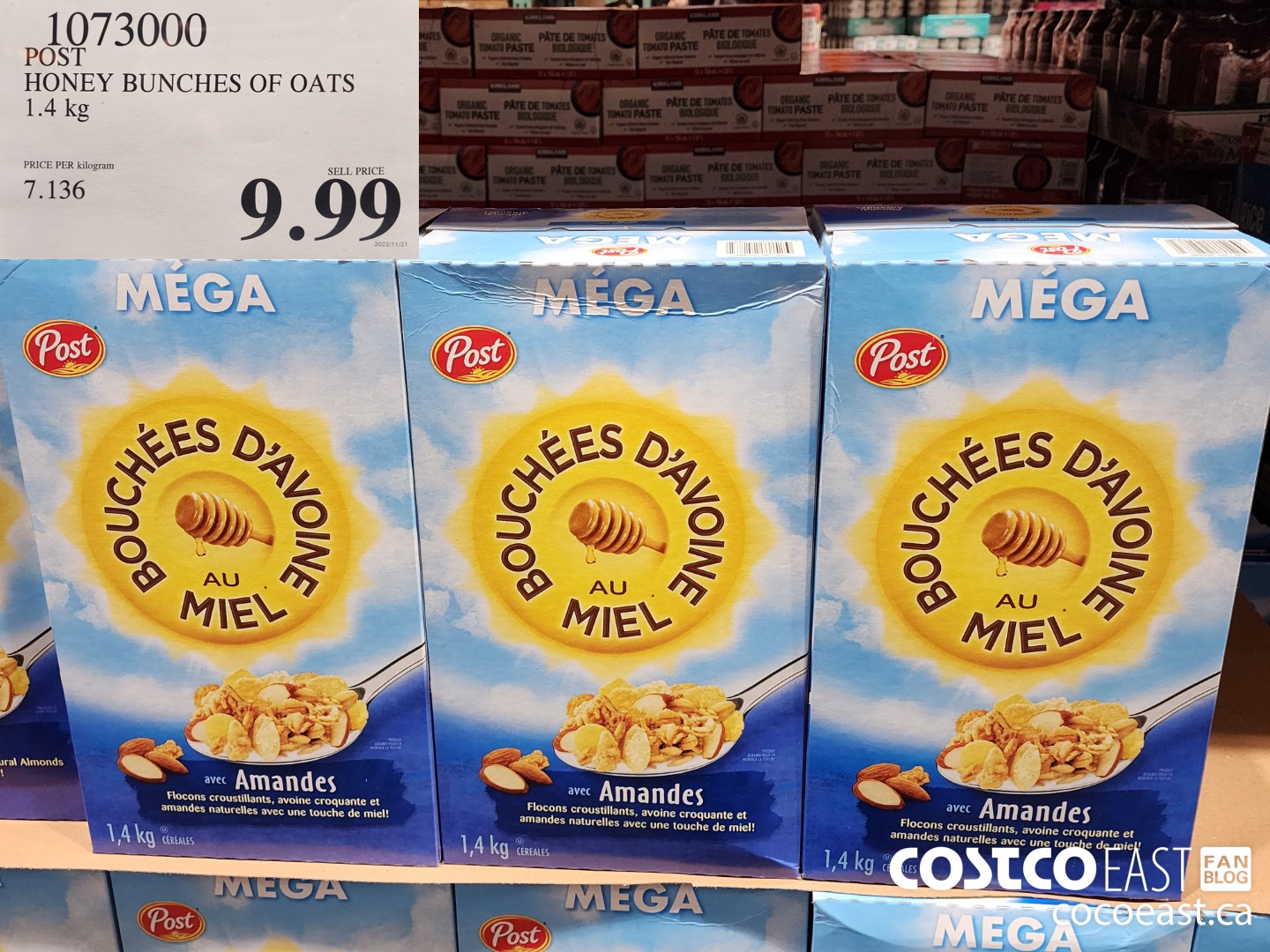 1073000 POST HONEY BUNCHES OF OATS 1.4KG $9.99