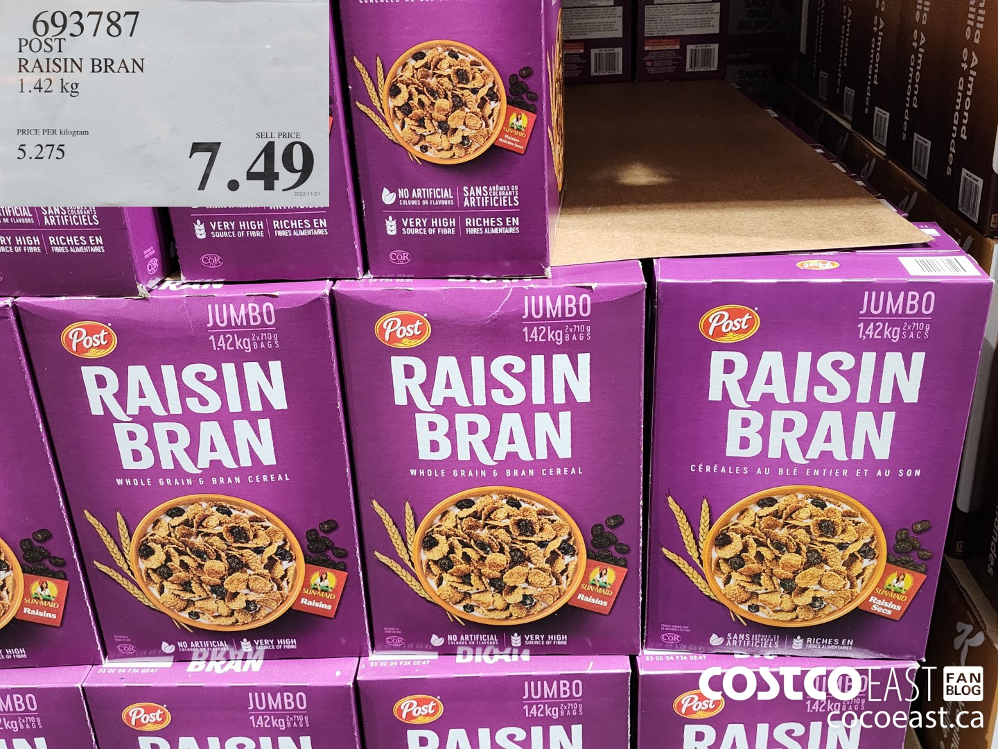 693787 POST RAISIN BRAN 1.42 kg $7.49