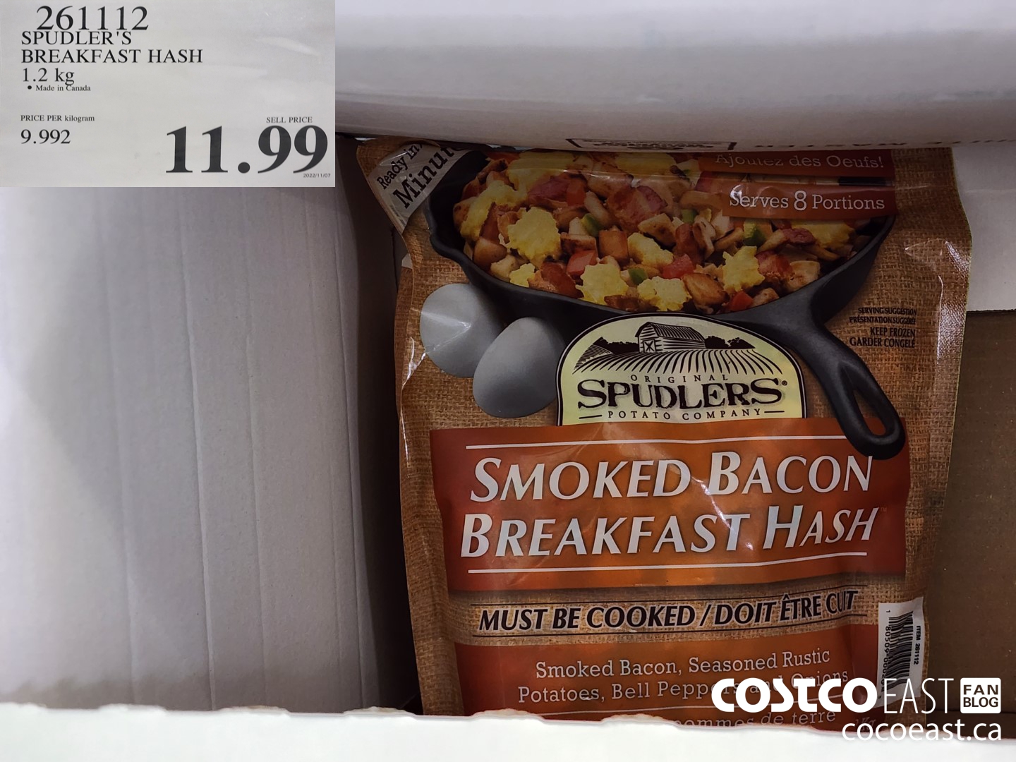 261112 SPUDLER'S BREAKFAST HASH 1.2 kg $11.99