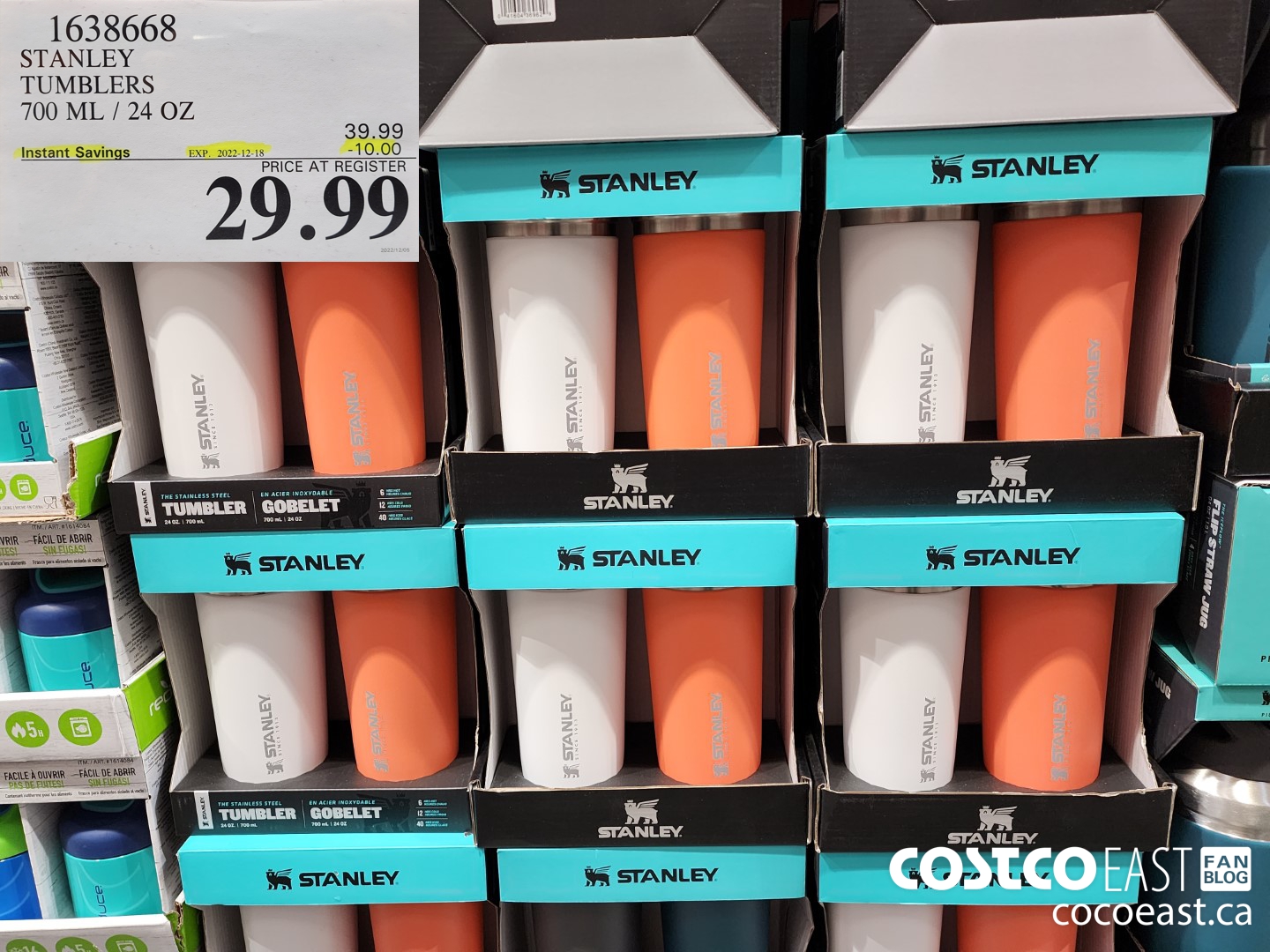 1638668 STANLEY TUMBLERS 700 ML / 24 OZ ($10.00 INSTANT SAVINGS EXPIRES ON 2022-12-18) $29.99