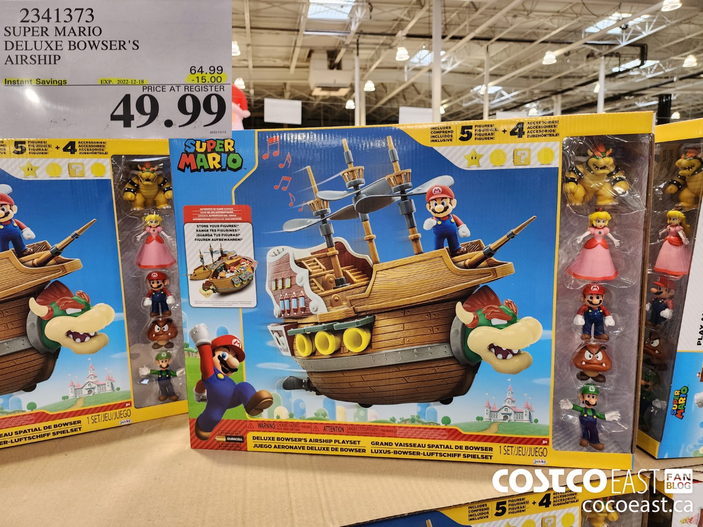 2341373 SUPER MARIO DELUXE BOWSER'S AIRSHIP ($15.00 INSTANT SAVINGS EXPIRES ON 2022-12-18) $49.99