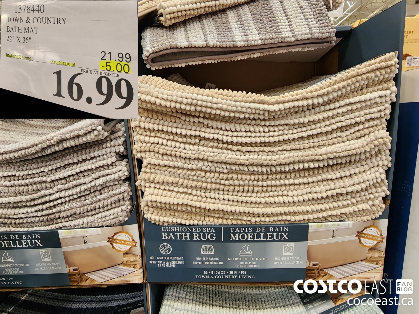 1378440 TOWN & COUNTRY BATH MAT 22