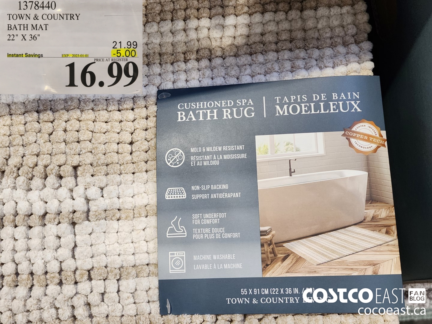 1378440 TOWN & COUNTRY BATH MAT 22