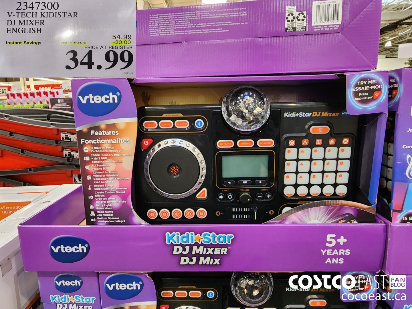 2347300 V-TECH KIDISTAR DJ MIXER ENGLISH ($20.00 INSTANT SAVINGS EXPIRES ON 2022-12-18) $34.99