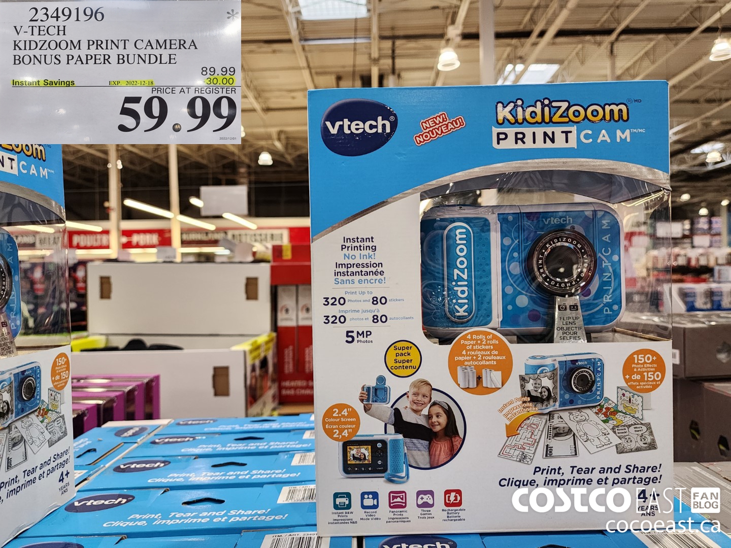 2349196 V-TECH KIDZOOM PRINT CAMERA BONUS PAPER BUNDLE ($30.00 INSTANT SAVINGS EXPIRES ON 2022-12-18) $59.99