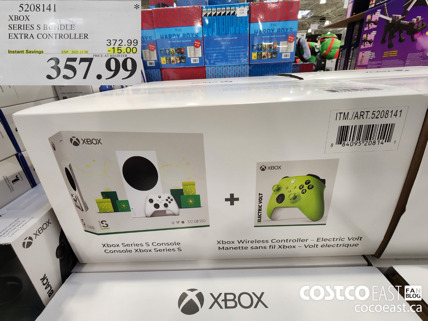 5208141 XBOX SERIES S BUNDLE EXTRA CONTROLLER STREET DATE 11/17/22 ($15.00 INSTANT SAVINGS EXPIRES ON 2022-12-30) $357.99