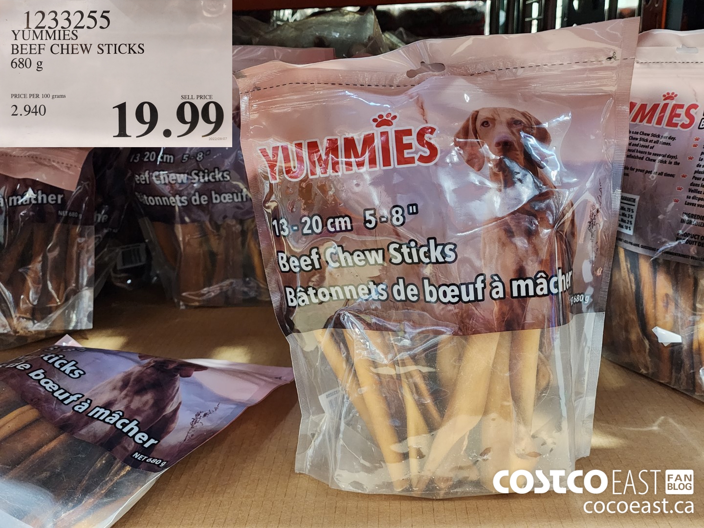 Yummies beef outlet chew sticks costco