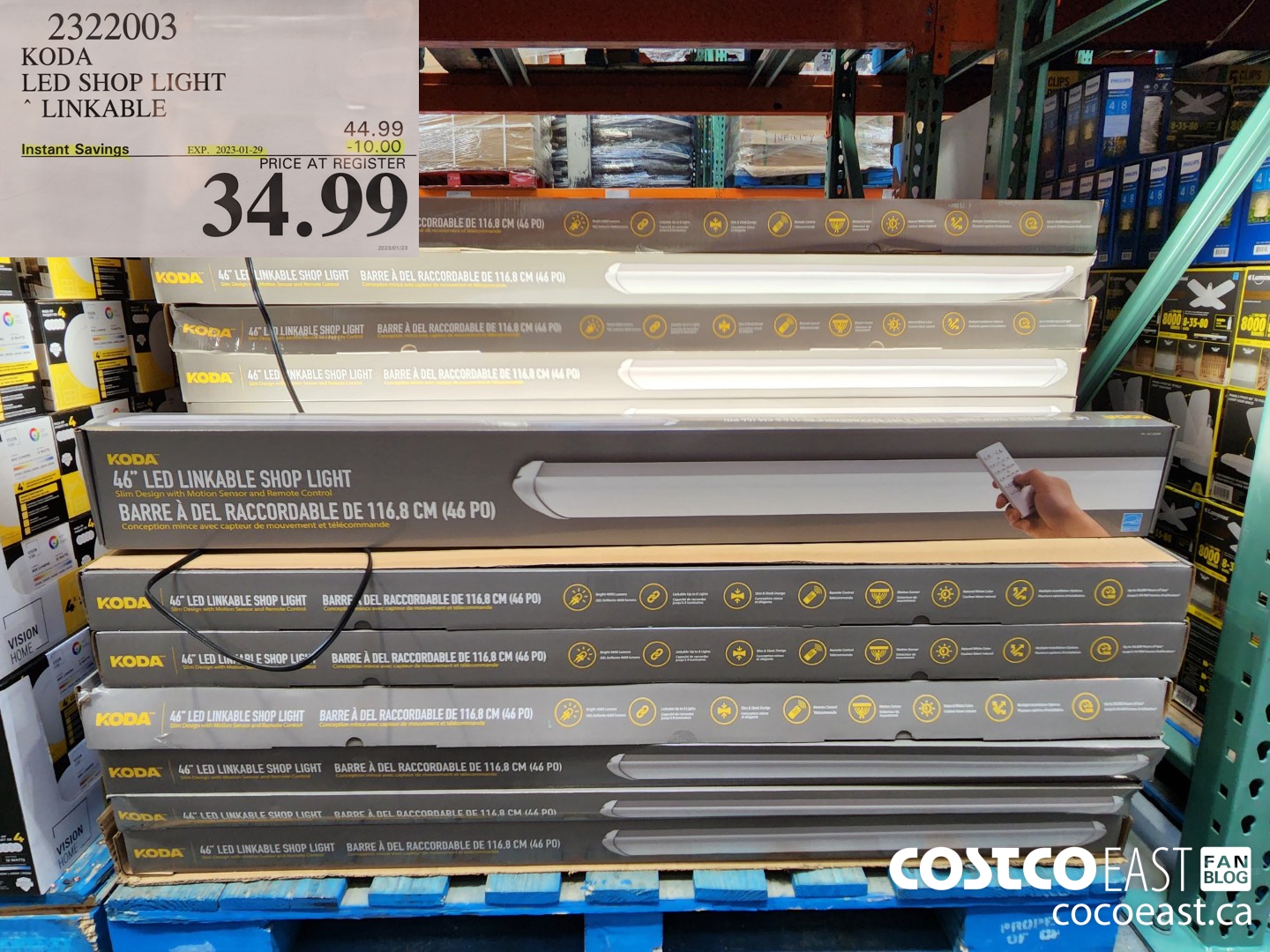 Koda LED Linkable Shop Light 116.8 cm (46 in.)