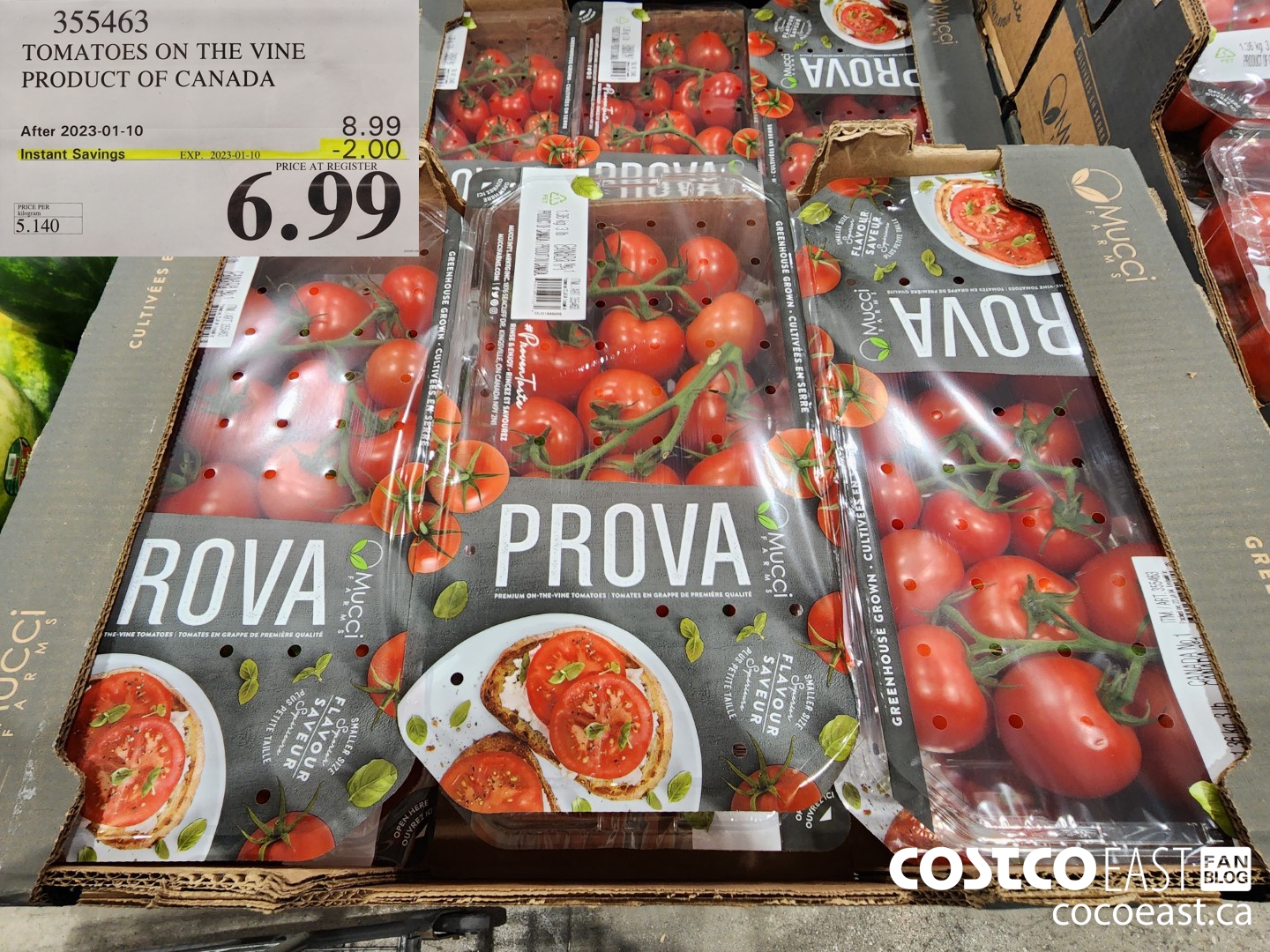 355463 TOMATOES ON THE VINE PRODUCTS OF CANADA ($2.00 INSTANT SAVINGS EXPIRES ON 2023-01-10) $6.99