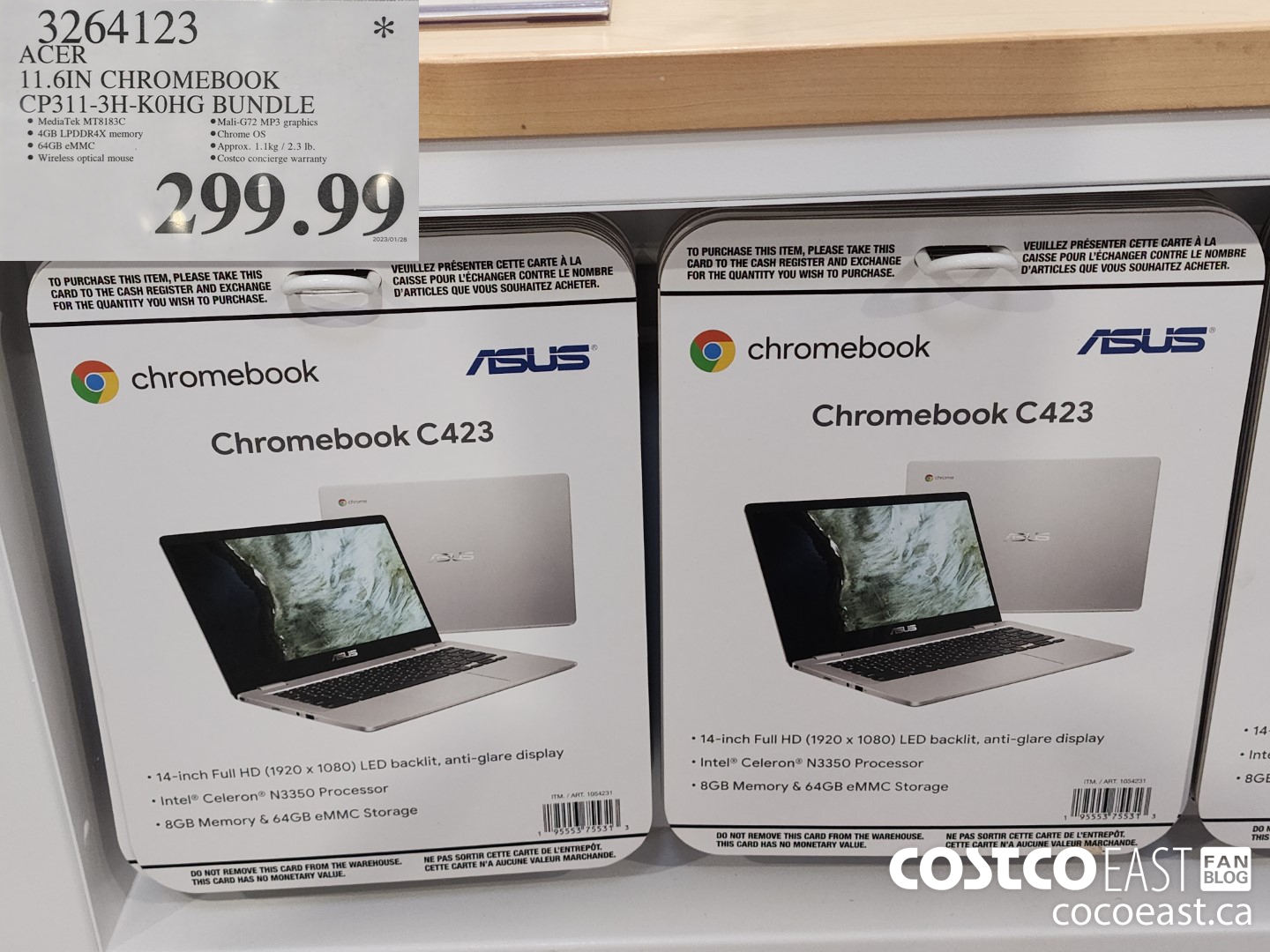 3264123 ACER 11.6IN CHROMEBOOK CP311-3H-K0HG BUNDLE $299.99