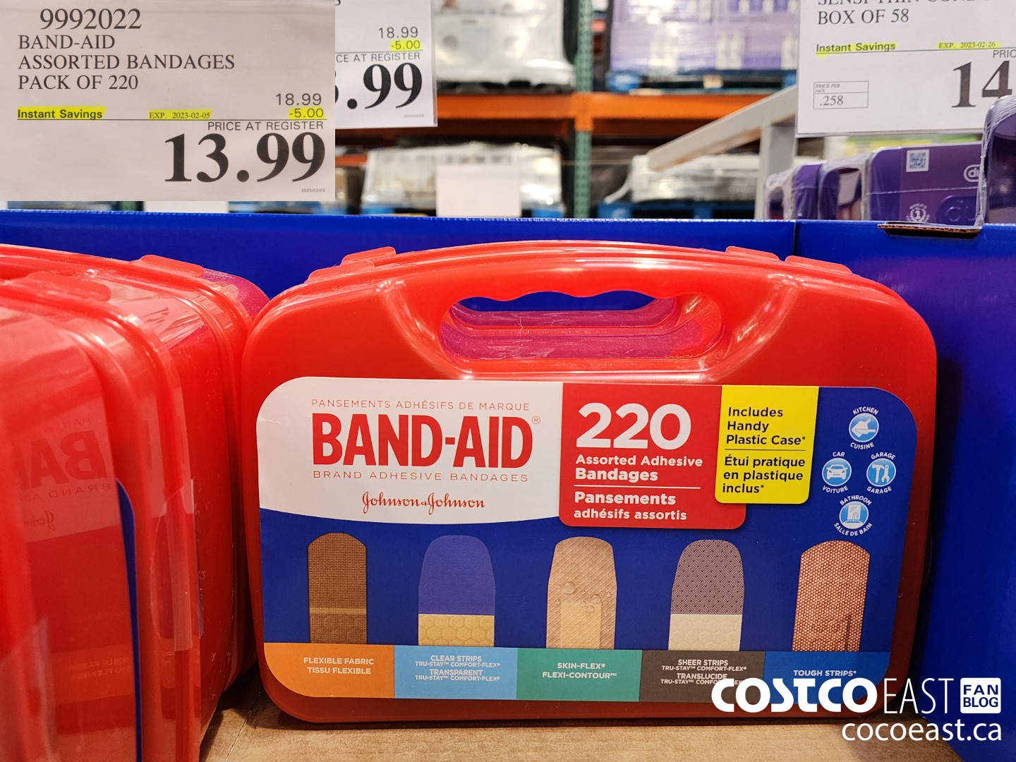 9992022 BAND-AID ASSORTED BANDAGES PACK OF 220 ($5.00 INSTANT SAVINGS EXPIRES ON 2023-02-05) $13.99