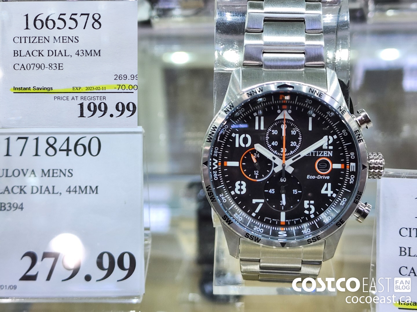 1665578 CITIZEN MENS BLACK DIAL, 43MM CA0790-83E ($70.00 INSTANT SAVINGS EXPIRES ON 2023-02-11) $199.99