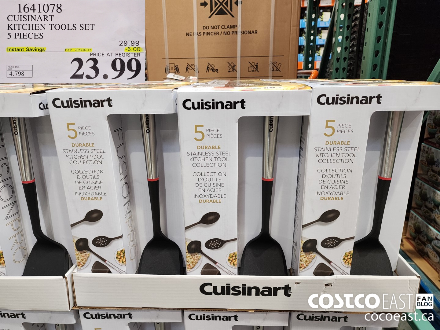 1641078 CUISINART KITCHEN TOOLS SET 5 PIECES ($6.00 INSTANT SAVINGS EXPIRES ON 2023-02-12) $23.99
