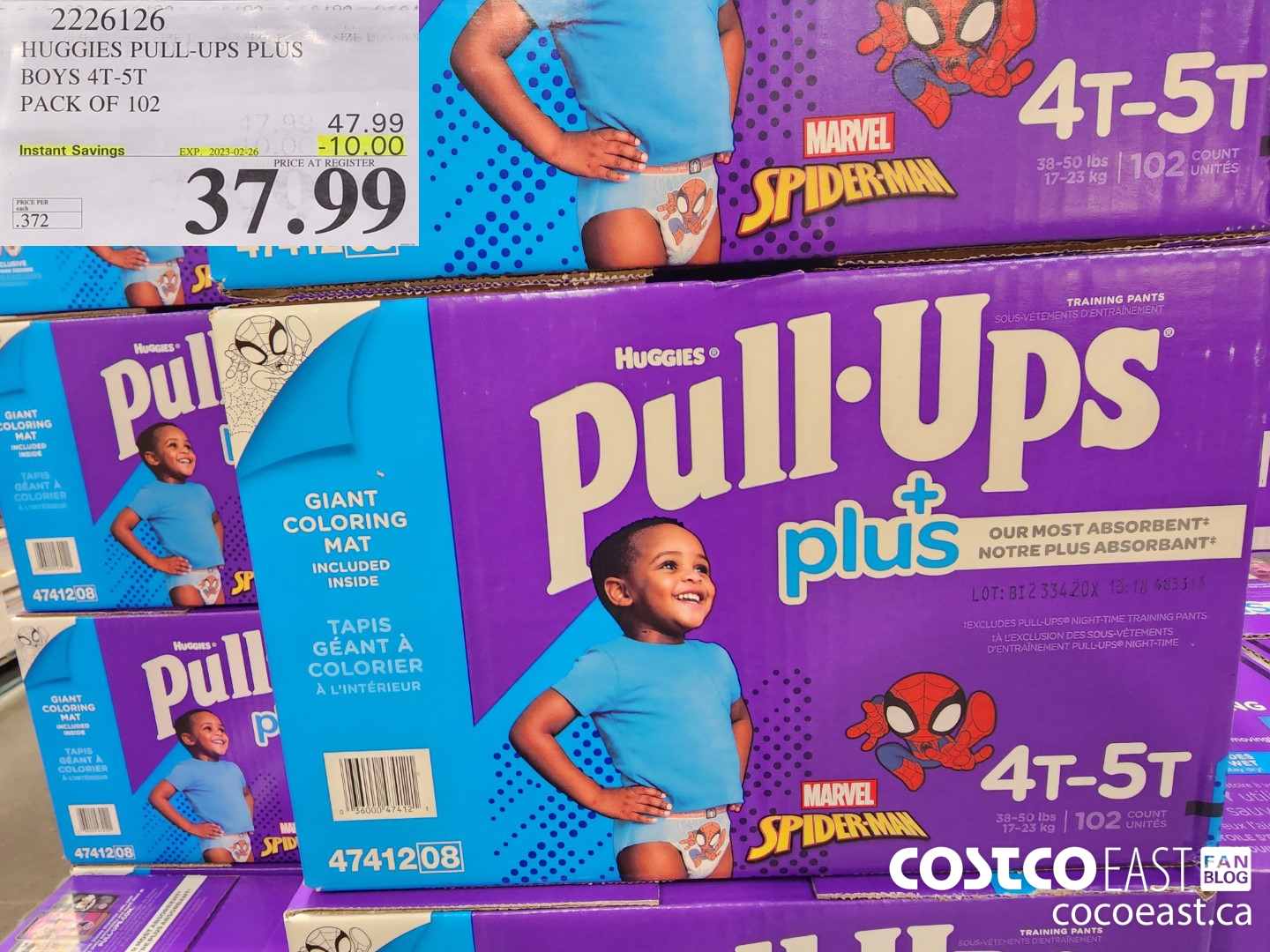 2226126 huggies pull ups plus boys 4t 5t pack of 102 9 50 instant savings  expires on 2021 09 19 36 49 - Costco East Fan Blog